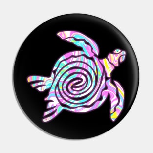 PSYCHEDELIC TURTLE Pin