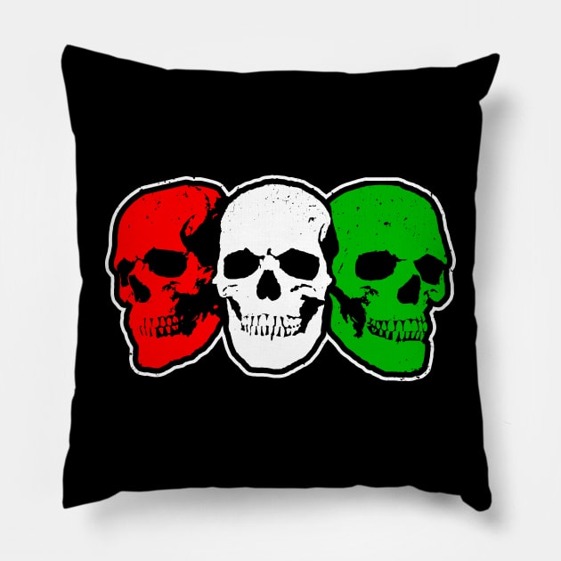 Skulls - XMAS Pillow by VOLPEdesign