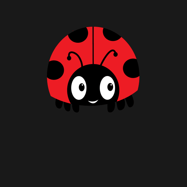 Adorable Ladybug Cute Kawaii Bug Insect Entomology Design Lady Bird by teemaniac