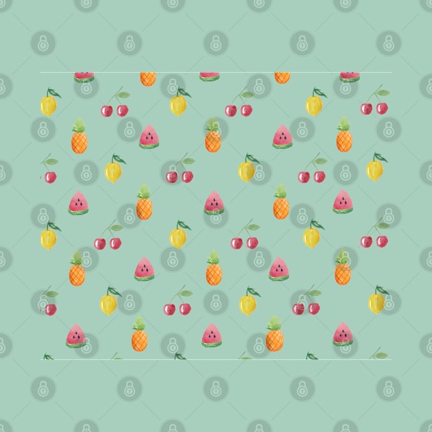 Fruit Pattern by julidoesart