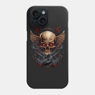 Skull and Wings Phone Case