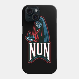 Creepy Horror "Nun Of Your Business" Sarcastic Phone Case