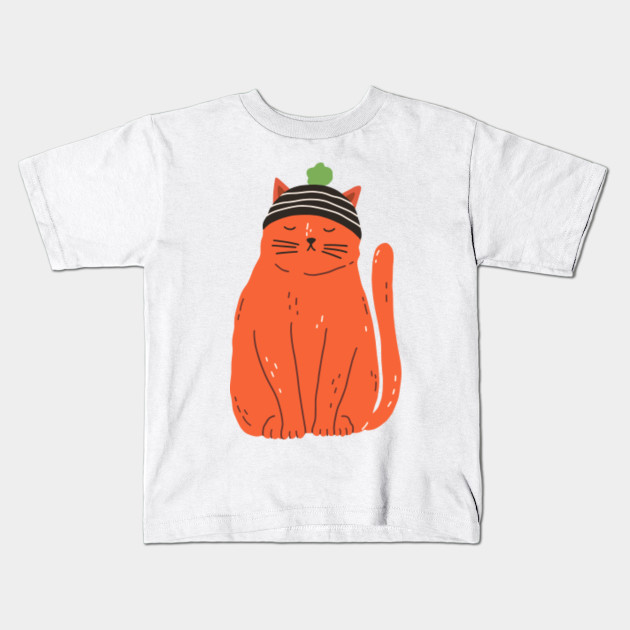 Thick Red Cat In A Warm Hat Winter Is Coming Kitty Cats Love