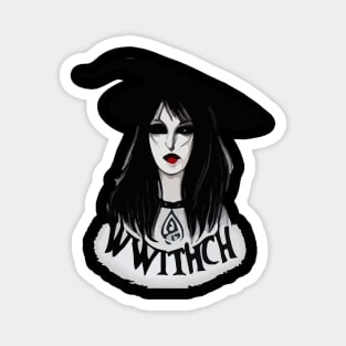 Scary Witch Halloween Design Magnet