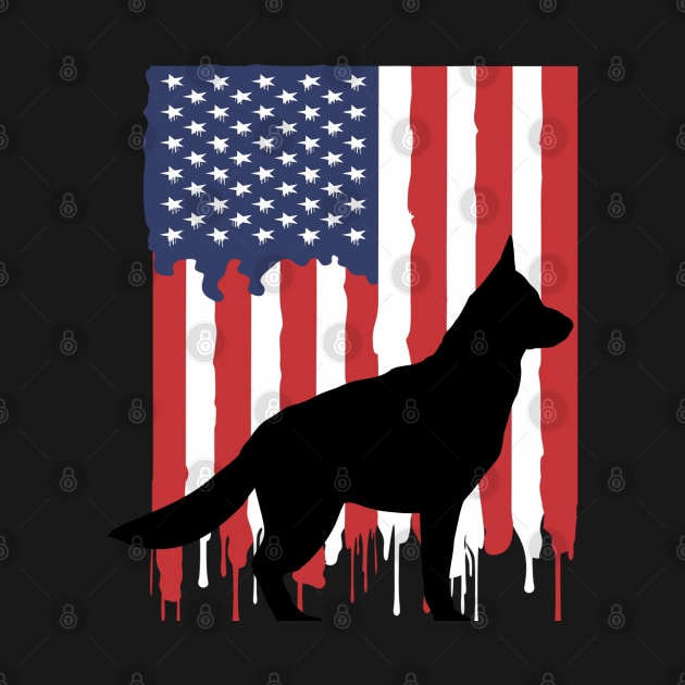 German shepherd 4th July by Theblackberry