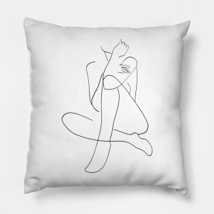 Female figure Pillow