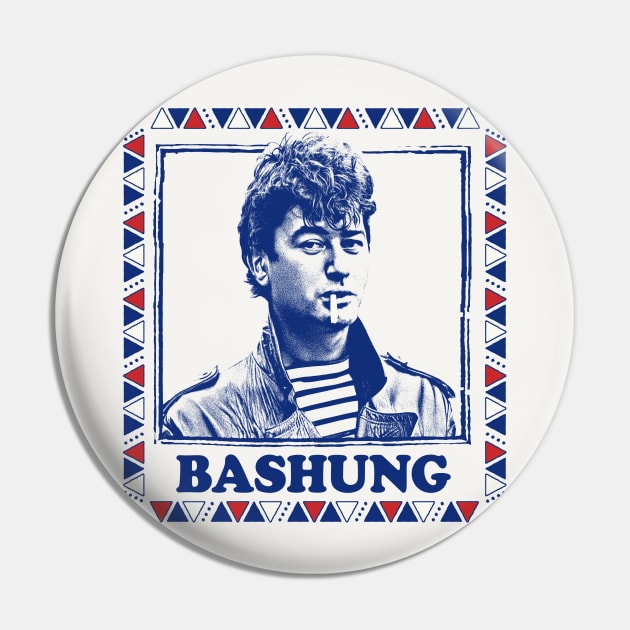 Alain Bashung // Retro Design Pin by DankFutura