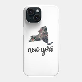 New York - calligraphy and abstract state Phone Case