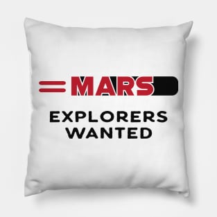 Mars explorers wanter Pillow