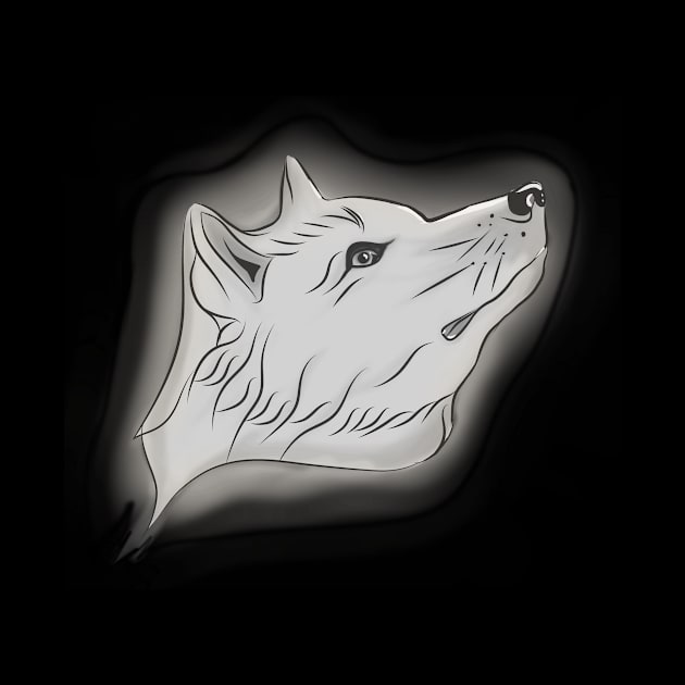 White wolf by D.M.S.@rt