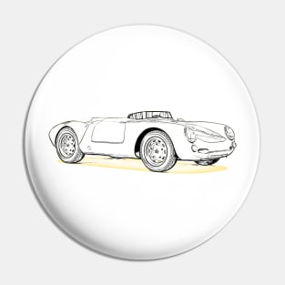 550 Spyder Wireframe Pin