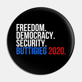 Pete Buttigieg 2020 Campaign Bumper Sticker Slogan Pin