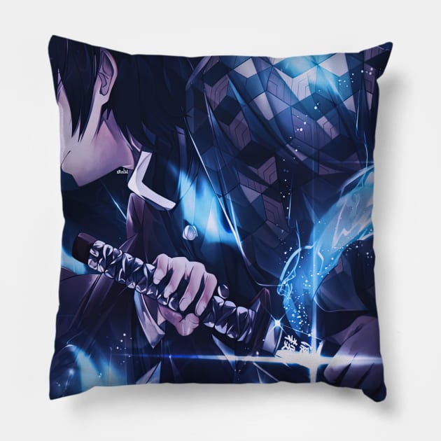 Slash of Water Giyu Pillow by Valoka