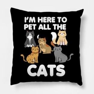 Pet All The Cats Pillow