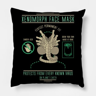 Xenomorph mask Pillow