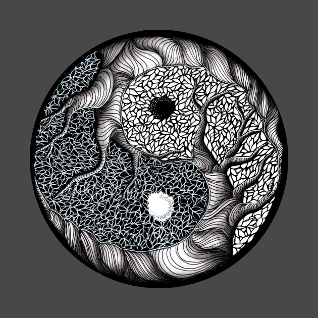 Balance - Yin Yang - T-Shirt | TeePublic