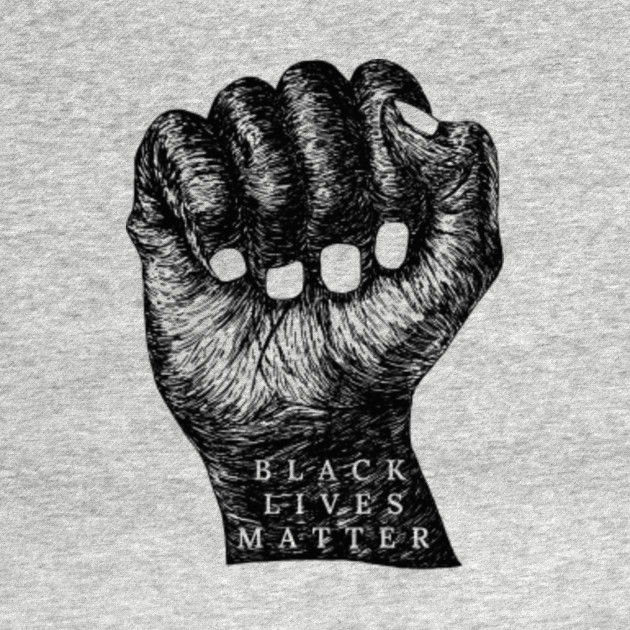 Black Lives Matter Illustration - Black Lives Matter - T-Shirt