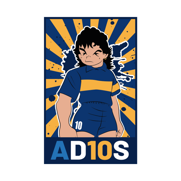 Diego Maradona 10 Legend by TEEWEB