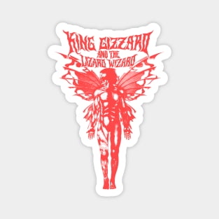 Butterfly Psychedelic King Gizzard & Lizard Wizard Magnet