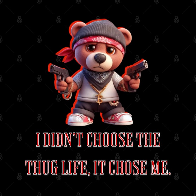 Thug teddy bear by Out of the world