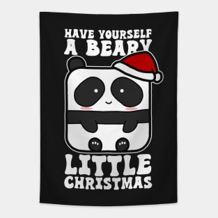 Have Yourself A Beary Little Christmas Tapestry