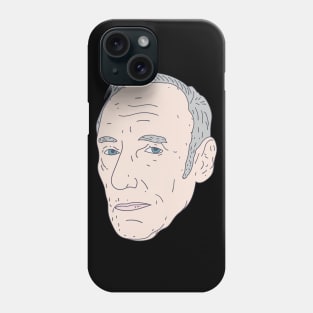 William Burroughs - Beat Poet Graphic - Beat Generation Phone Case