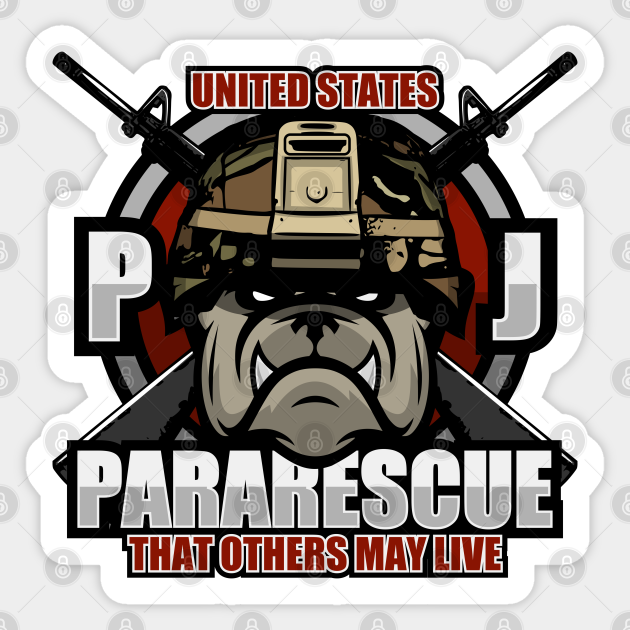 PJ Pararescue - Air Force Pararescue Jumper - Sticker | TeePublic