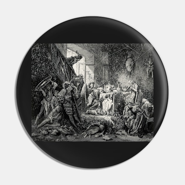 The Sleeping Court - Gustave Dore Pin by forgottenbeauty