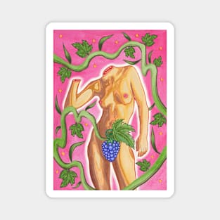 Berry Nude Painting Magnet