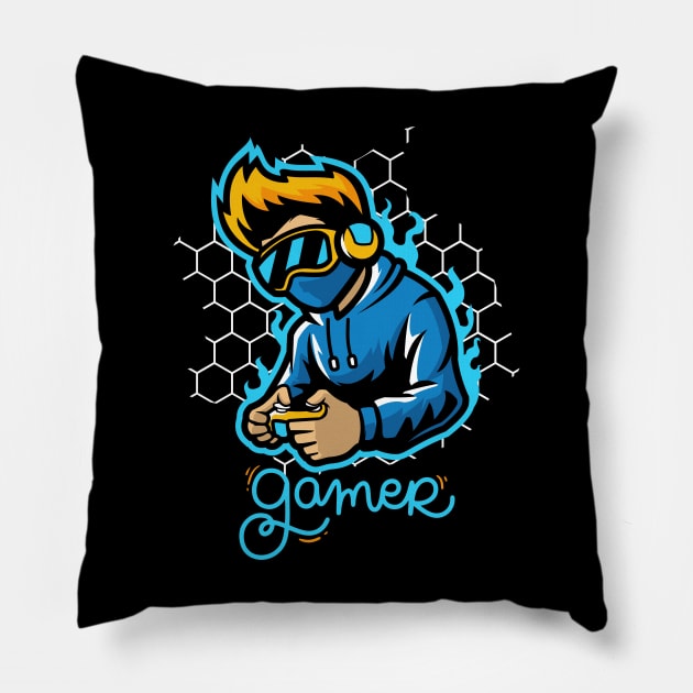 Gamer Pillow by Norse Magic