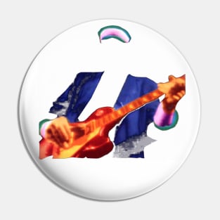 Dire Straits Cool Graphic Pin