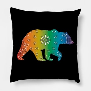 BANDAN1MALS: Bear Tr1be Pr1de Pillow