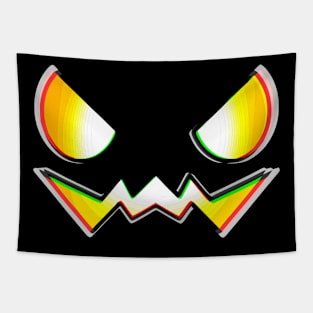 Jack O Lantern Face Tapestry