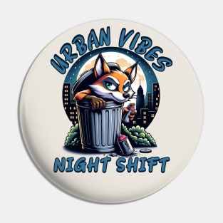 Urban Vibes Graffiti Fox Pin