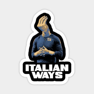 Italian Ways Hand Gesture Magnet