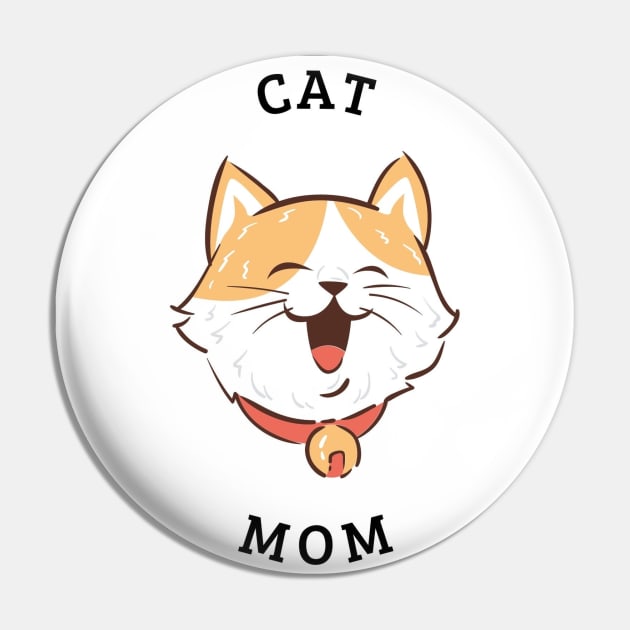 Cat mom Pin by Pet designs by Nadiyah 