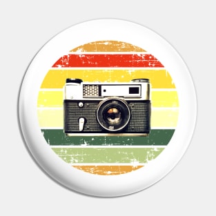 Retro Photo Camera Pin