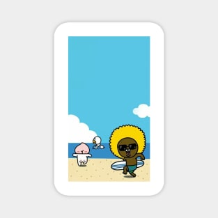 KakaoTalk Friends - Jay G Summer Time Splish Splash Magnet