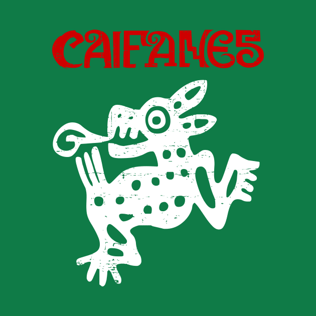 Caifanes - Jaguares - white design by verde