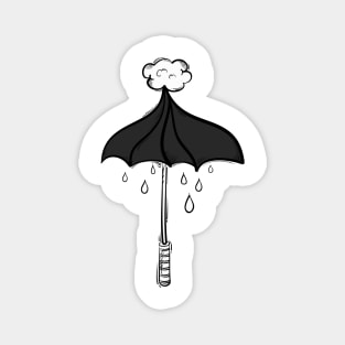 umbrella illustration Magnet