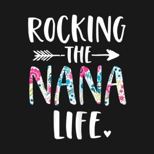 Womens Rocking the Nana Life T-Shirt T-Shirt