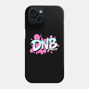 DNB  - Junglist Splat (pink/black drop shadow) Phone Case