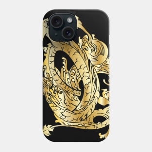 Gold Dragon 02 Phone Case