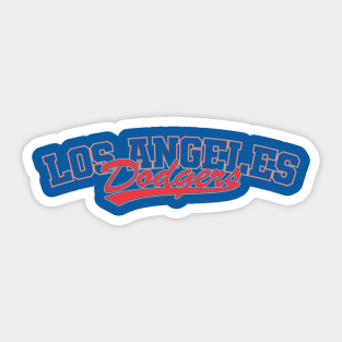 Let's Go Dodgers! Sticker for Sale by TrinitysOutcast