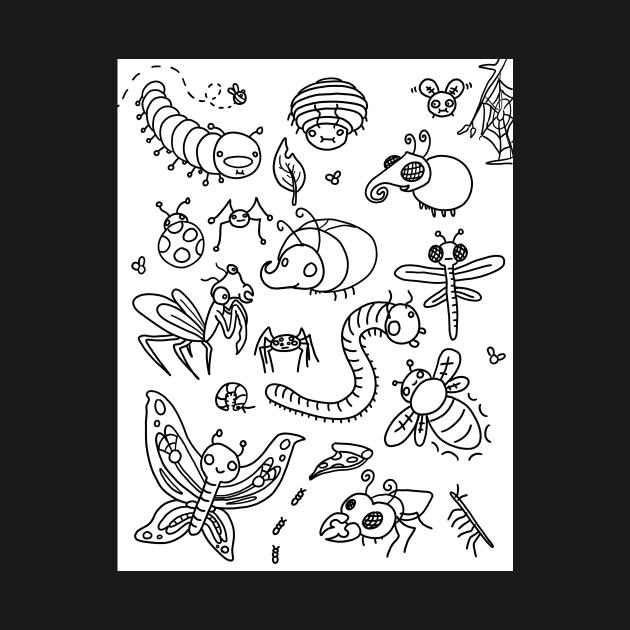 Bugz Coloring Page by plotDriving-NPC