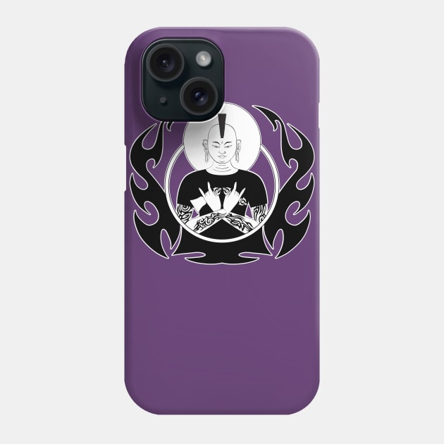 Punk Bodhisattva Phone Case by kamikazen