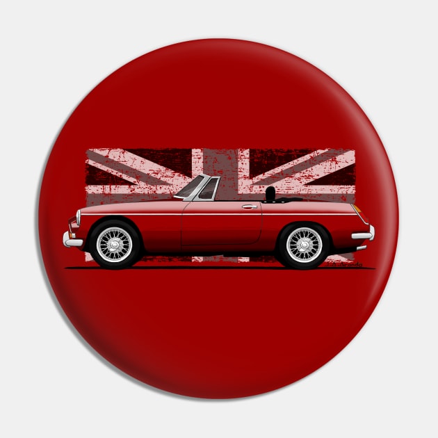 The classic british sports car roadster Pin by jaagdesign