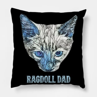 Ragdoll Dad Father's Day Gift Pillow