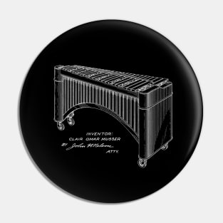 Marimba Vintage Patent Drawing Pin