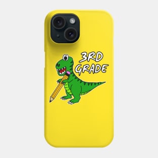 3rd Grade Dinosaur T-Rex Back To School 2022 Phone Case